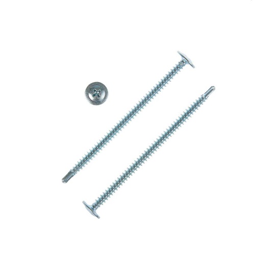 Саморез по металлу 4,2х75 сверлоконечный (4шт) - пакет | код 125455 | Tech-KREP