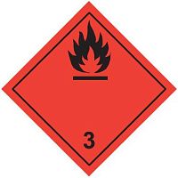 Знак для маркировки опасных грузов Кл.3 250х250 мм, пленка самоклеящаяся ГОСТ 19433-88 EKF | код an-7-03 | EKF