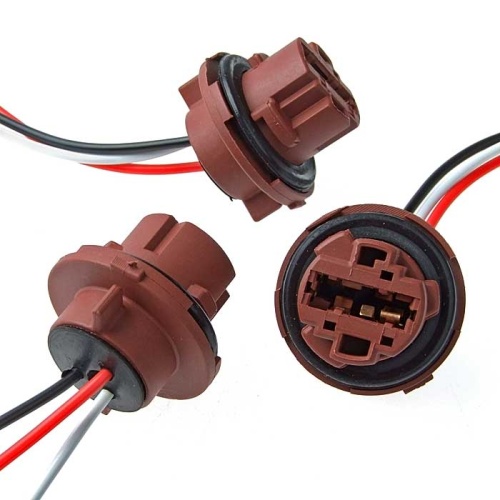 Коннектор для светоарматуры RUICHI 7443/T20, пластиковый, длина проводов 100 мм | код 97624 | Ruichi