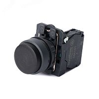 Кнопка SB5 в сборе модульная 22мм выступающая черная с возвратом пластик 1НО | код SB5AL21 | Systeme Electric