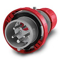 Разъем пром. силовой CEE кабельный, штекер, с перекл. чередования фаз, 32A, 3P+N+E 6h, 346_415VAC 50/60Hz, IP66/IP67/IP69, серия OPTIMA | код 218.3237RV | Scame