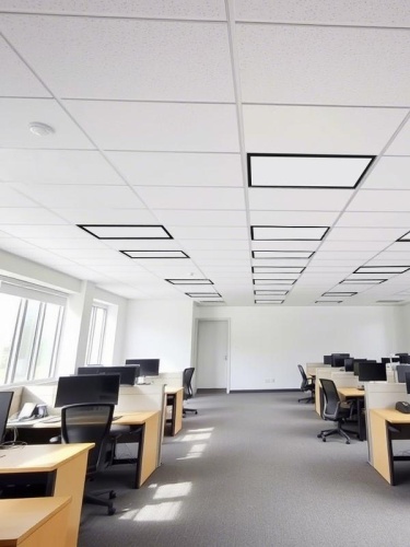 Светильник светодиодный ДВО PPL 588/G OPAL 40Вт 6500К IP40 588х588х25мм BLACK Грильято Pro JazzWay 5062047 фото 8