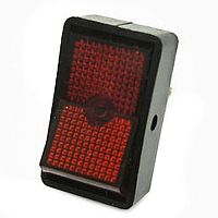 Клавишный переключатель RUICHI ASW-11D, on-off, красный | код 57063 | Ruichi