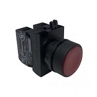 Кнопка нажимная круглая красная (2НО), CP101DK | код CP101DK | EMAS