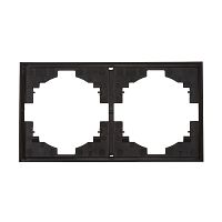 Рамка STRONG 2-постовая антрацит KRANZ | код KR-78-0752-5 | KRANZ