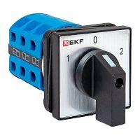 Переключатель кулачковый ПК-1-23 25А 3P «1-0-2» IP65 EKF | код pk-1-23-25-65 | EKF