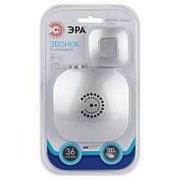 Звонок беспроводной BIONIC Silver ЭРА Б0017749