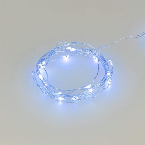 Гирлянда светодиодная ARD-DEW-HOME-2000-CLEAR-20LED-STD Blue (1.5V, Battery Pack, Cork) (Ardecoled, IP20) | код 48699 | Arlight
