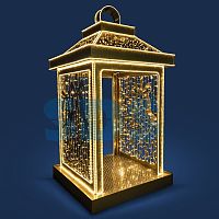 Декоративная 3D фигура Фонарик золотой 406 см | код 501-439 | NEON-NIGHT
