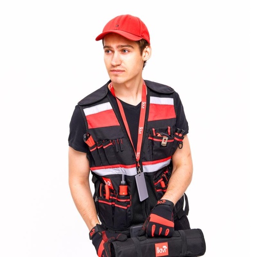 Жилет монтажника КМ-TOOLVESTBAG-23 универс. регулир. КМ | код. LO43175 | КМ-Профиль Жилет монтажника КМ-TOOLVESTBAG-23 универс. регулир. КМ | код. LO43175 | КМ-Профиль