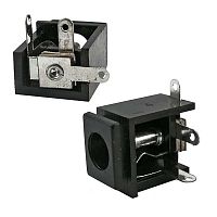 Разъём питания штырьковый DC-009 2.4 мм, монтаж на плату | код 79553 | Ruichi