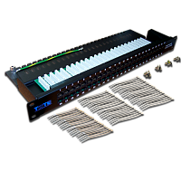 Патч-панель телефонная, 19, 1U, 50 портов RJ-45 | код TWT-PP50TEL45 | TWT
