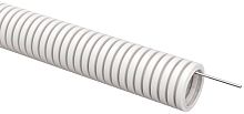 ELASTA Труба гофрированная ПВХ d=32мм с зондом белая (25м) IEK | код ET-TG21-121-032-025-K01 | IEK