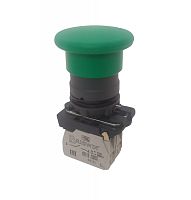 Выключатель Briswik КМЕ 5120м зеленый IP40 УХЛ3 10А 2но+0нз | код aB-HB-0Ai-0322 | Briswik