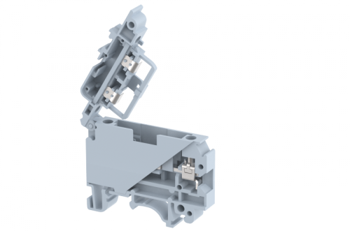 Клемма проходная винтовая 4 мм2 под предохранитель, на 2 подключения, со светодиодом 24V AC/DC, зеленая KUDF4AD24V(GR) | код 1103260243 | Elmex Клемма проходная винтовая 4 мм2 под предохранитель, на 2 подключения, со светодиодом 24V AC/DC, зеленая KUDF4AD24V(GR) | код 1103260243 | Elmex