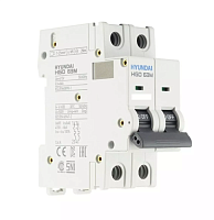 Автоматический выключатель HGD63-M 2PMCS0000C 00032 2 полюса, 32А, ток к.з. 6kA, хар-ка C (STANDARD) | код 13.04.001041 | HYUNDAI