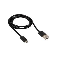 Кабель USB-micro USB/metall/black/1m/REXANT | код 18-4241 | REXANT