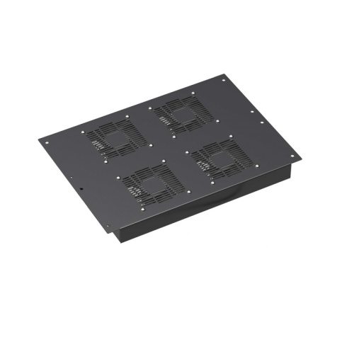 Потолочный модуль 4 вентилятора без термостата для IT CQE шириной 600мм, RAL9005 | код R5VSIT6004FB | DKC Потолочный модуль 4 вентилятора без термостата для IT CQE шириной 600мм, RAL9005 | код R5VSIT6004FB | DKC