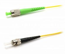 Патч-корд оптический LANMASTER, LSZH, симплексный, ST/APC-FC/UPC, SM OS2, 1.0 м | код LAN-ST-FC/SAU-1.0 | LANMASTER