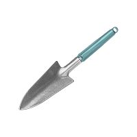 Совок садовый узкий с цельнометаллической ручкой покрытой пластиком ЧЕТЫРЕ СЕЗОНА | код 64-0013 | ЧЕТЫРЕ СЕЗОНА