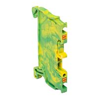 Клеммная колодка пружинная 1.5 Push-in земля | код PIT-1,5-pe | EKF