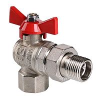 Кран шар. BASE угловой с полусгоном 3/4" вн.-нар. | код. VT.228.N.05 | VALTEC