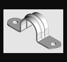 Скоба К145 У2, гальванопокрытие, S 2,0 | код П0000000378 | Завод ЭМИ Курган