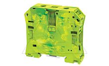 Клемма защитного проводника CGT50/70NA /20x77mm, винтовая, 2 присоед., 70mm2, желто-зеленая | код CGT50/70NA | Connectwell