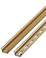 Несущая рейка без перфорации NS 15 BLK UNPERF 2000MM | код 1401789 | PHOENIX CONTACT