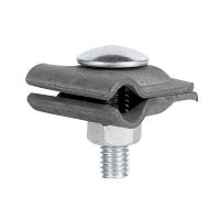 Зажим прута универсальный малый (пластина 30х30мм), HZ PROxima | код lp-51510 | EKF