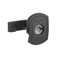 Поворотный замок с личинкой под двойную бородку 3 мм для навесных корпусов, полиамид, черный | код R5CE208 | DKC