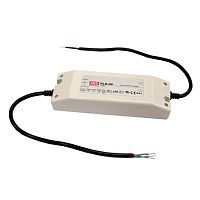 Источник питания AC-DC, 60Вт, IP64, вход 90…264В AC, 47…63Гц , ККМ, выход 48В рег.-15%/1,3A, рег. 3...-25%, изоляция 4250В AC, в кожухе 180х62,5х35мм, -30…+50С | код PLN-60-48 | MeanWell