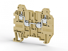 324 900, Клеммник 4-х выводной, 2,5 мм.кв., (бежевый), AVK 2,5 CC | код 0.0.0.3.24900 | KLEMSAN