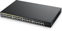 Коммутатор Zyxel GS190048HPV2-EU0101F (L2) 48x1Гбит/с 2SFP 24PoE+ 170W управляемый | код 1439840 | Zyxel