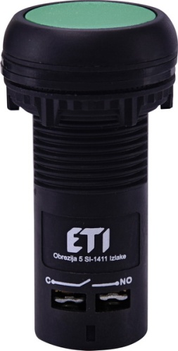 Кнопка монобл. утопл. ECF-10-G (1NO, зеленая) | код 004771451 | ETI Кнопка монобл. утопл. ECF-10-G (1NO, зеленая) | код 004771451 | ETI