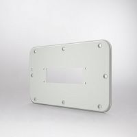 Панель кабельного ввода с вырезом под установку панели с фланцами для щита EC, 135x55, 2шт с монт. прин., RAL 7035 | код ECIF0001 | ETA