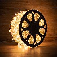 Гирлянда LED Клип-лайт 12 V, прозрачный ПВХ, 150 мм, цвет диодов теплый белый | код 325-156 | NEON-NIGHT