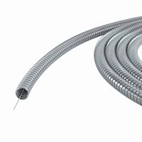 Металлорукав из оцинкованной стали с протяжкой DN 12мм, Dвн 12,0 мм, Dнар 15,0 мм, IP40, 50м | код 667R1215P | DKC