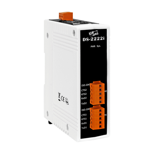 DS-2222i CR Device Server with 2-port Ethernet Switch and 2 Isolated RS-232 Ports (RoHS) | код 00-06134792 | ICP DAS