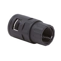 Муфта с внутренней резьбой DN 12 мм, М20х1,5, полиамид, цвет черный | код PAI12M20N | DKC