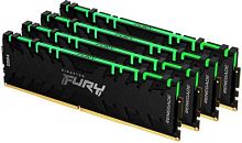 Память DDR4 4x8GB 3200MHz Kingston KF432C16RBAK4/32 Fury Renegade RGB RTL Gaming PC4-25600 CL16 DIMM 288-pin 1.35В single rank с радиатором Ret | код 1561155 | Kingston