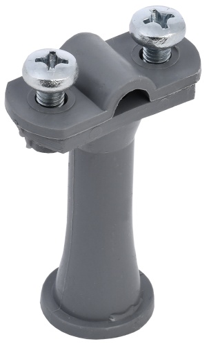 Держатель проводника круглого 6-10мм h=59мм пластик серый | код ZDP80-60-1-68-059 | IEK Держатель проводника круглого 6-10мм h=59мм пластик серый | код ZDP80-60-1-68-059 | IEK