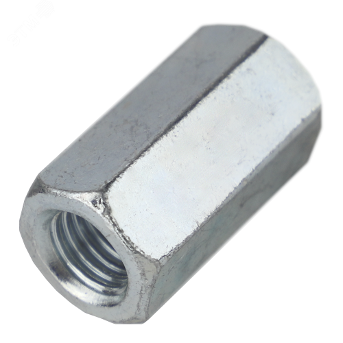 Гайка DIN6334 М8 удлиненная соединительная оцинкованная (3000 шт) | код 324844 | Руфкомплект