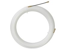 Нейлоновая кабельная протяжка НКП диаметр 3мм длина 15М с наконечниками белая HLT | код 084-18-003 | HLT