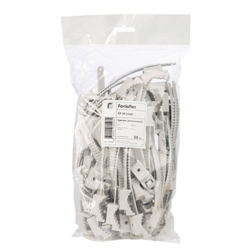 Крепеж ремешковый КР 25 (сер) (50шт) | код 104957 | КВТ фото 2