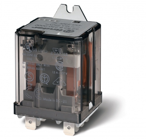 Силовое электромеханическое реле, монтаж в наконечники Faston 250 (6.3х0.8мм), 3NO 16A, контакты AgCdO (зазор ? 3мм), катушка 48В DC, степень защиты RTI, без монтажного фланца, опции: нет | код 628390480309 | FINDER Силовое электромеханическое реле, монтаж в наконечники Faston 250 (6.3х0.8мм), 3NO 16A, контакты AgCdO (зазор ? 3мм), катушка 48В DC, степень защиты RTI, без монтажного фланца, опции: нет | код 628390480309 | FINDER