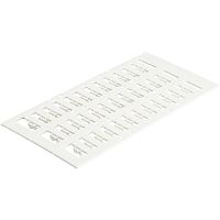 Маркировка кабеля, длина 10 мм, PC, белый, 33 шильдиков, для плоттера wieplot, | код 04.410.1281.2 | Wieland