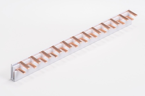 Шинка гребенчатая P-1+N-1000/8, тип штырь, (L1-N)-108Mod., 8mm?, 50A, 230/415V, 1000mm | код KP65408 | KASEEY Шинка гребенчатая P-1+N-1000/8, тип штырь, (L1-N)-108Mod., 8mm?, 50A, 230/415V, 1000mm | код KP65408 | KASEEY