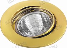 Светильник встраиваемый потолочный Camelo 51 1 04 поворотный золотой литой Comtech | код P00263/2 | COMTECH