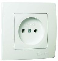 РОЗЕТКА БЕЗ ЗАЗЕМЛЕНИЯИМ LILLIUM NATURAL KARE | код 32001022 | Makel